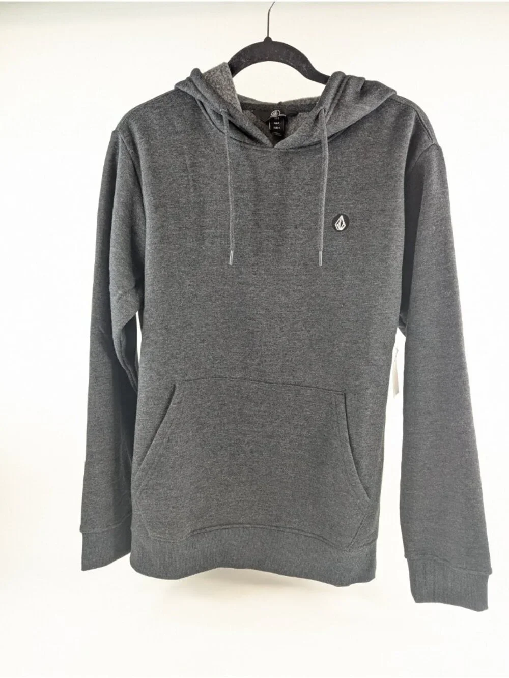 Volcom Foreman Men’s Small Hoodie Gray Fleece Hooded Sweatshirt - NWT MSRP $60